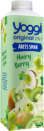 Original yoghurt kiwi/krusbär/äpple 1000 g