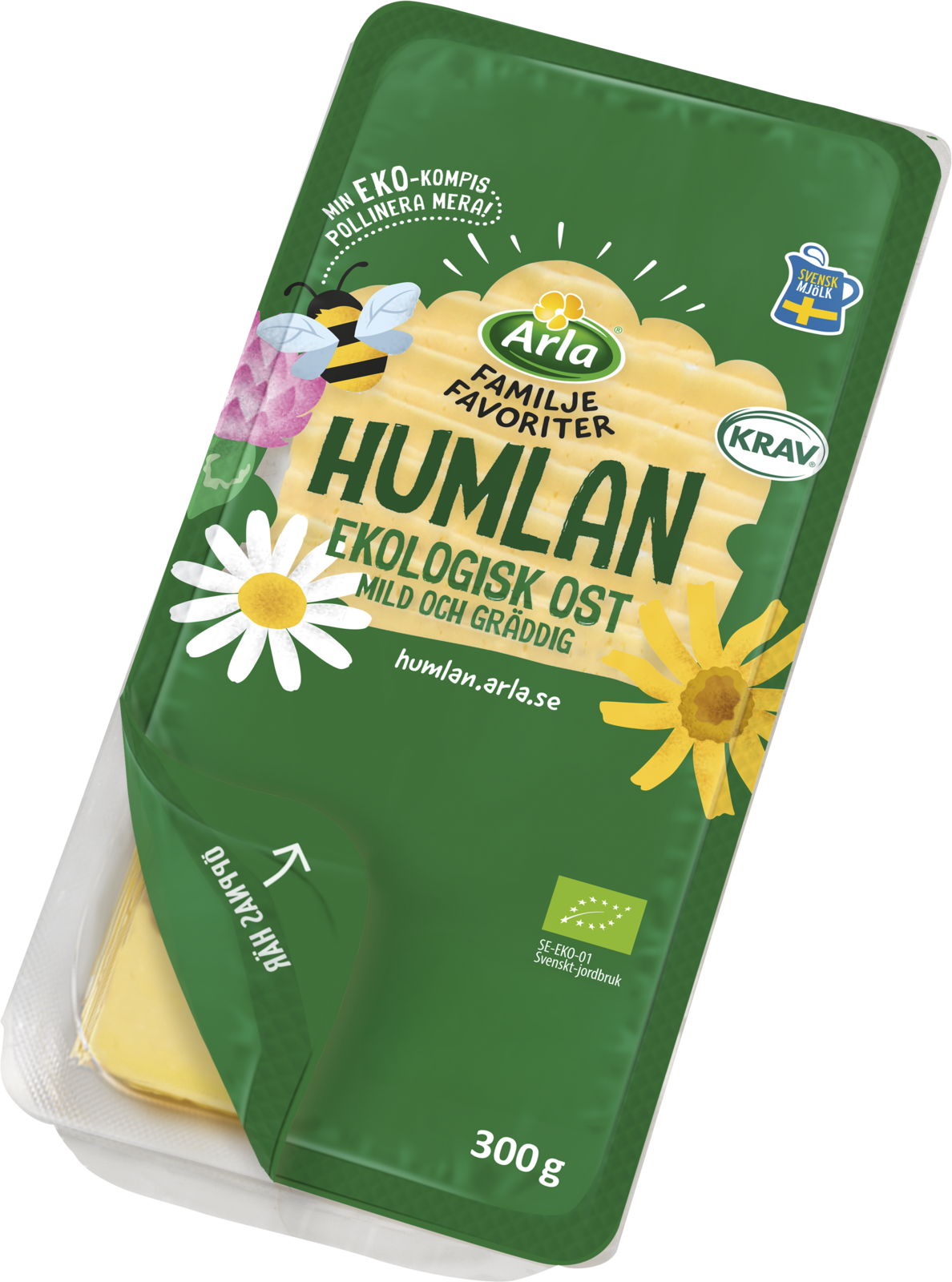 Familjefav Humlan eko skivad ost 300g