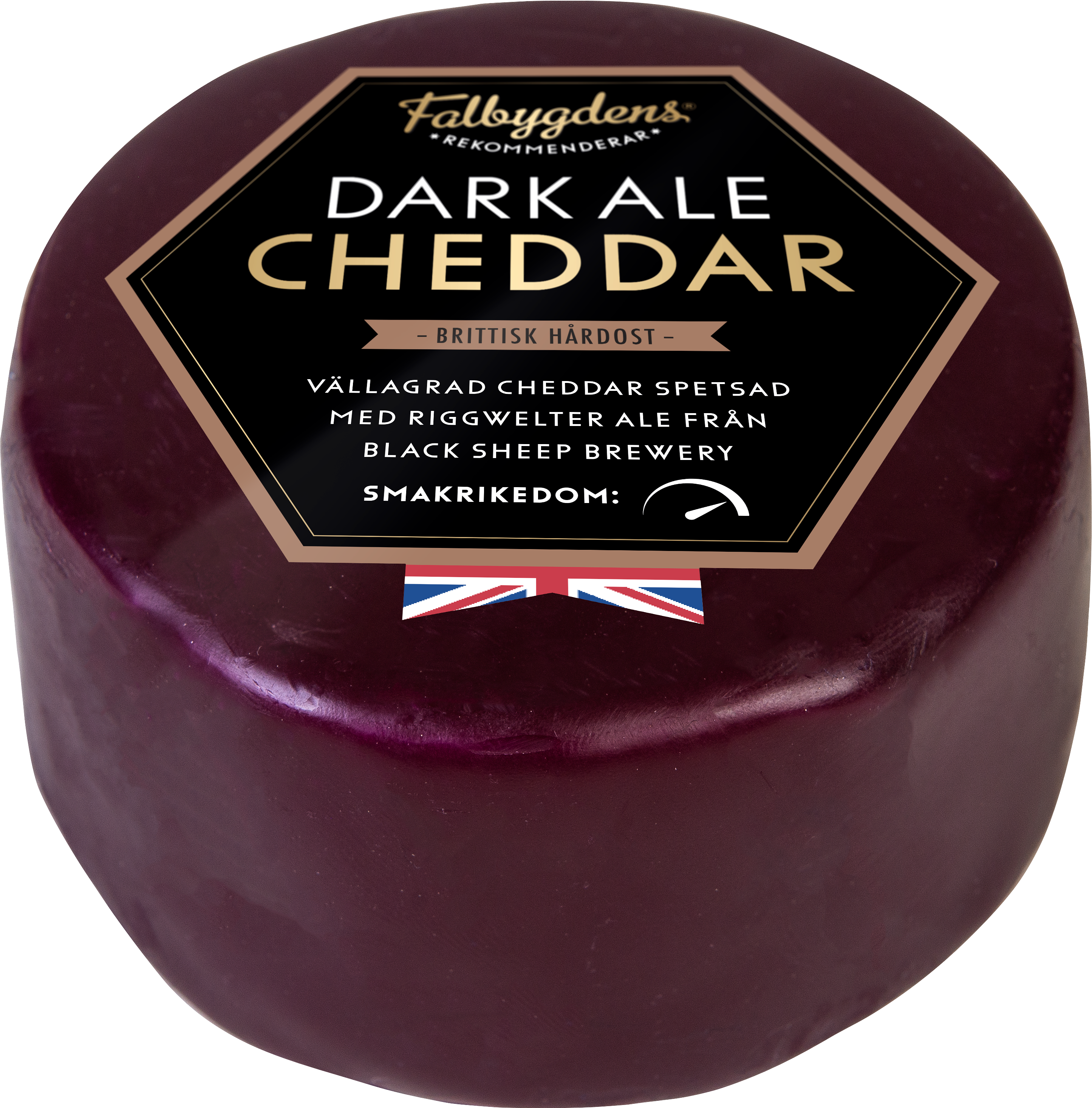 Cheddarpuck dark ale hårdost 200g