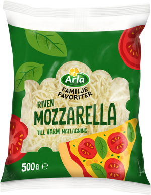 Arla® Familjefav Mozzarella riven ost 500 g