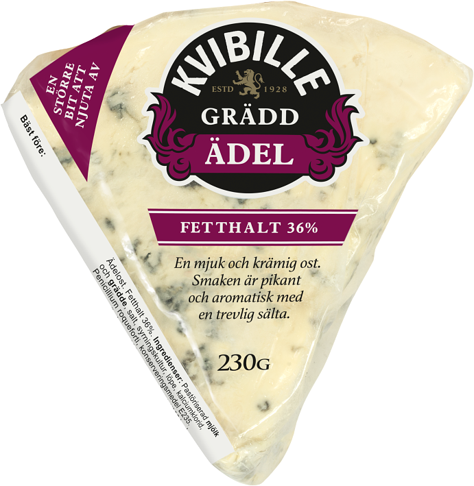 Ädel Grädd 36% stor bit blåmögelost 230g