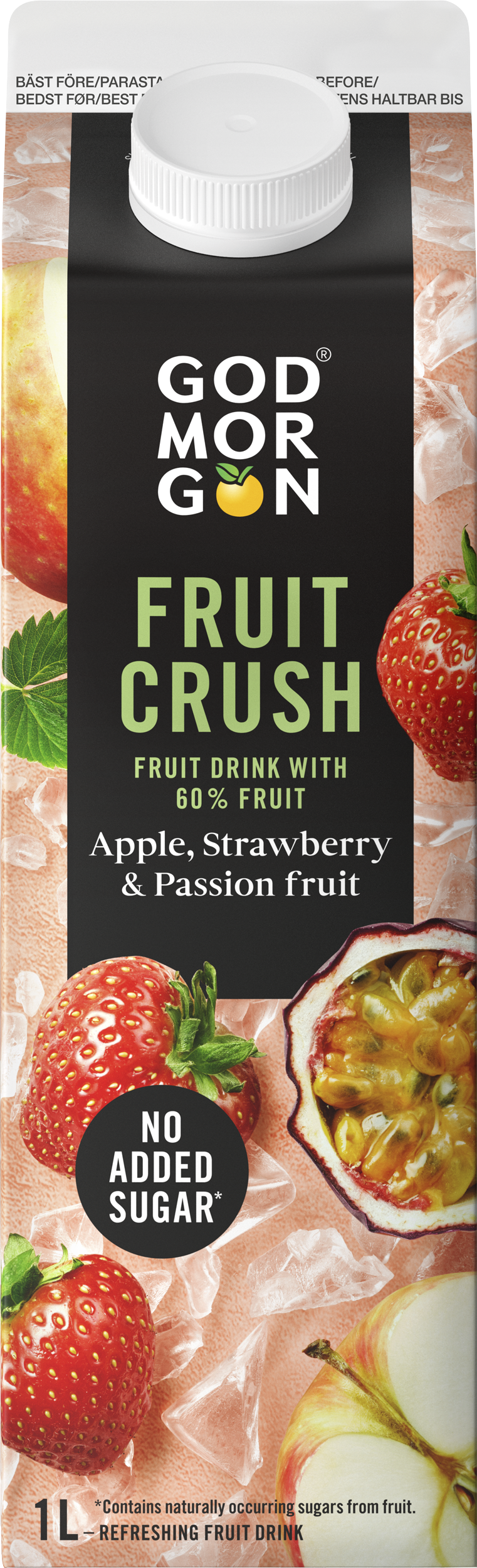 Fruit Crush Äpple/Jordgubb/Passionsfrukt