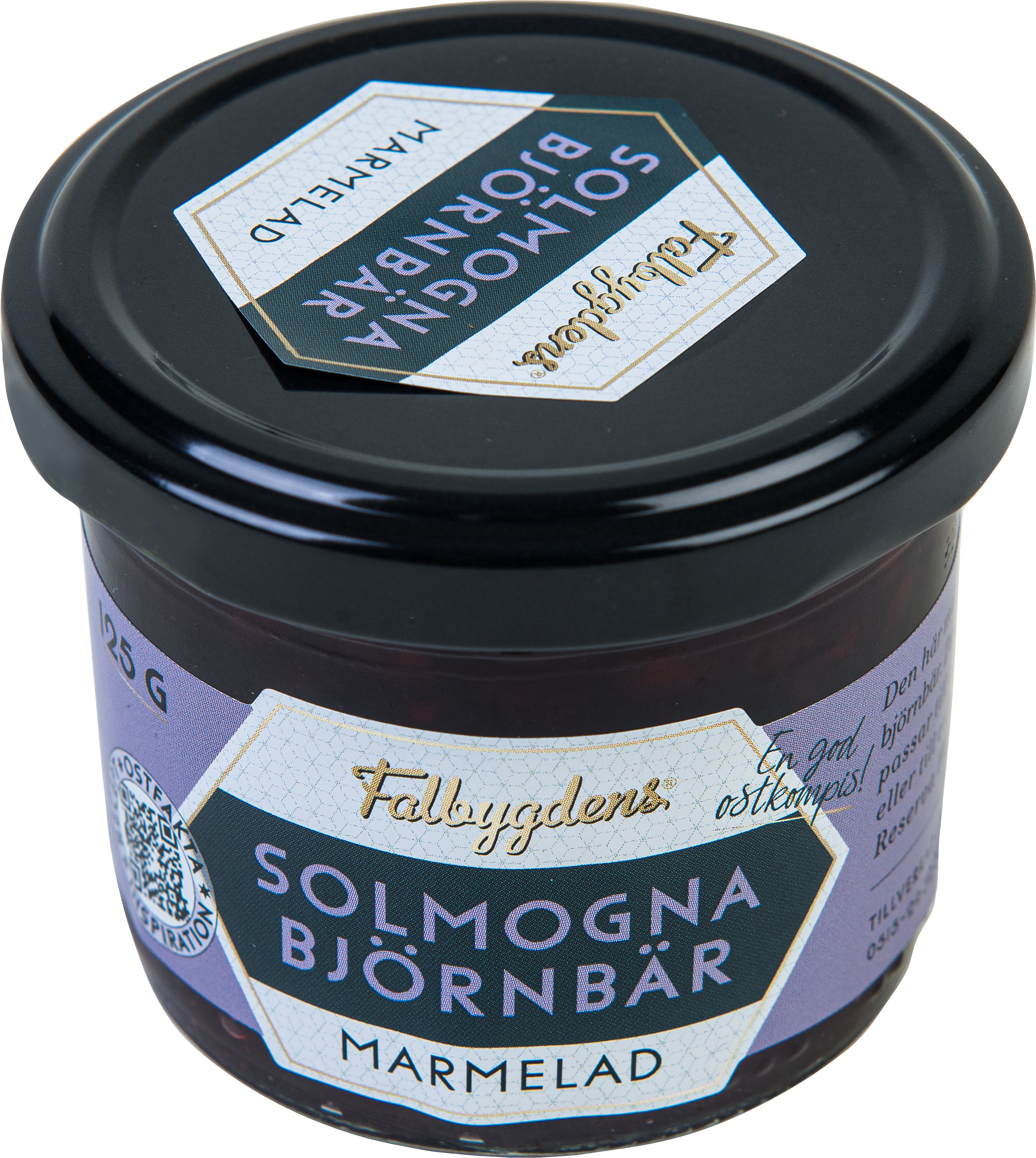 Solmogna björnbär marmelad 125g
