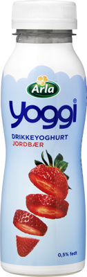 Yoggi® Drikkeyoghurt jordbær 0,5% 250 ml