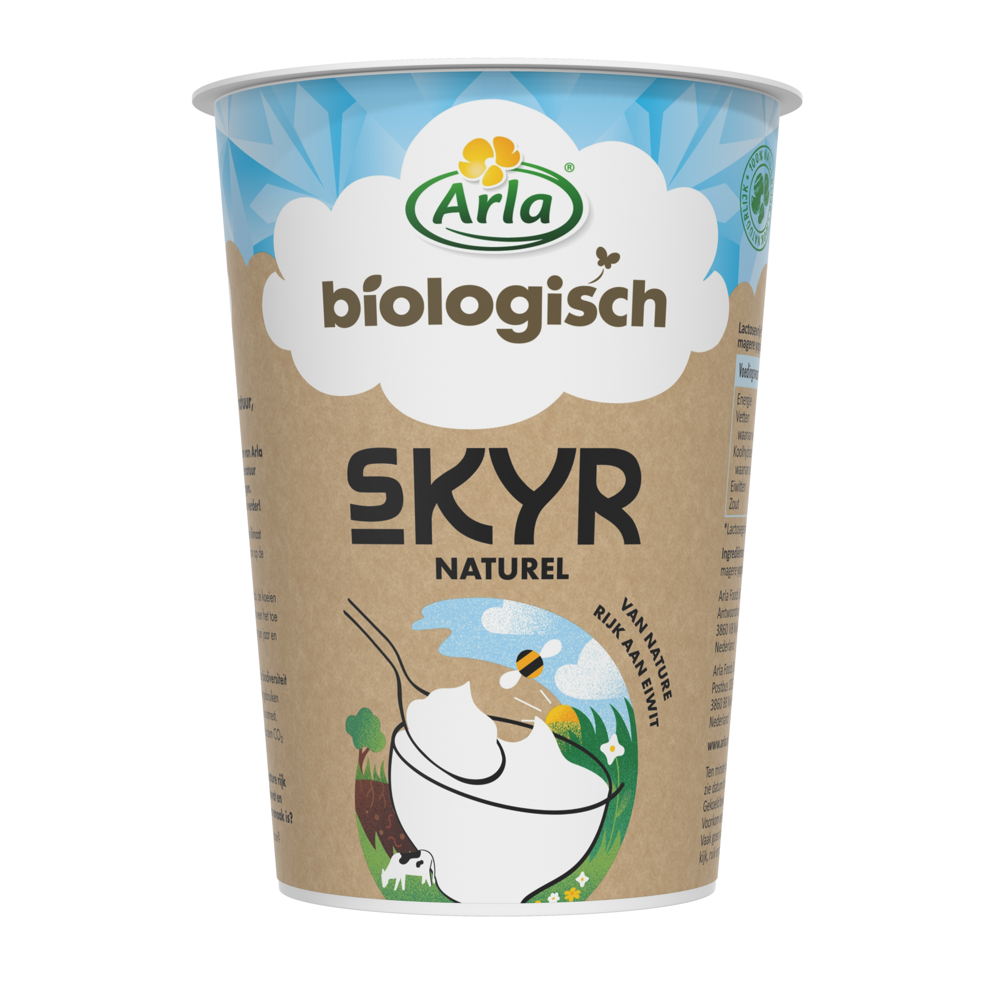 Biologische Skyr Naturel 0% 450 g