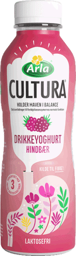 Arla Cultura® Drikkeyoghurt hindbær 500 ml
