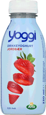 Yoggi® Drikkeyoghurt jordbær 0,5% 330 ml