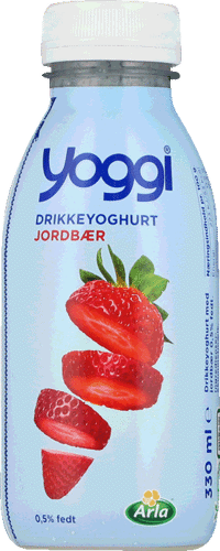 Yoggi® Drikkeyoghurt jordbær 0,5% 330 ml