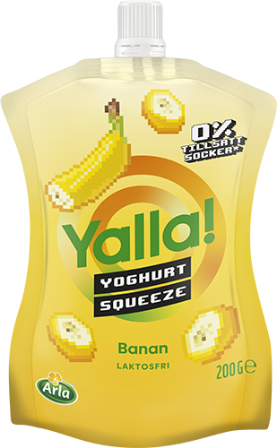 Yoghurt squeeze banan 200 g