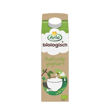 Biologische Halfvolle Yoghurt Mild 1L
