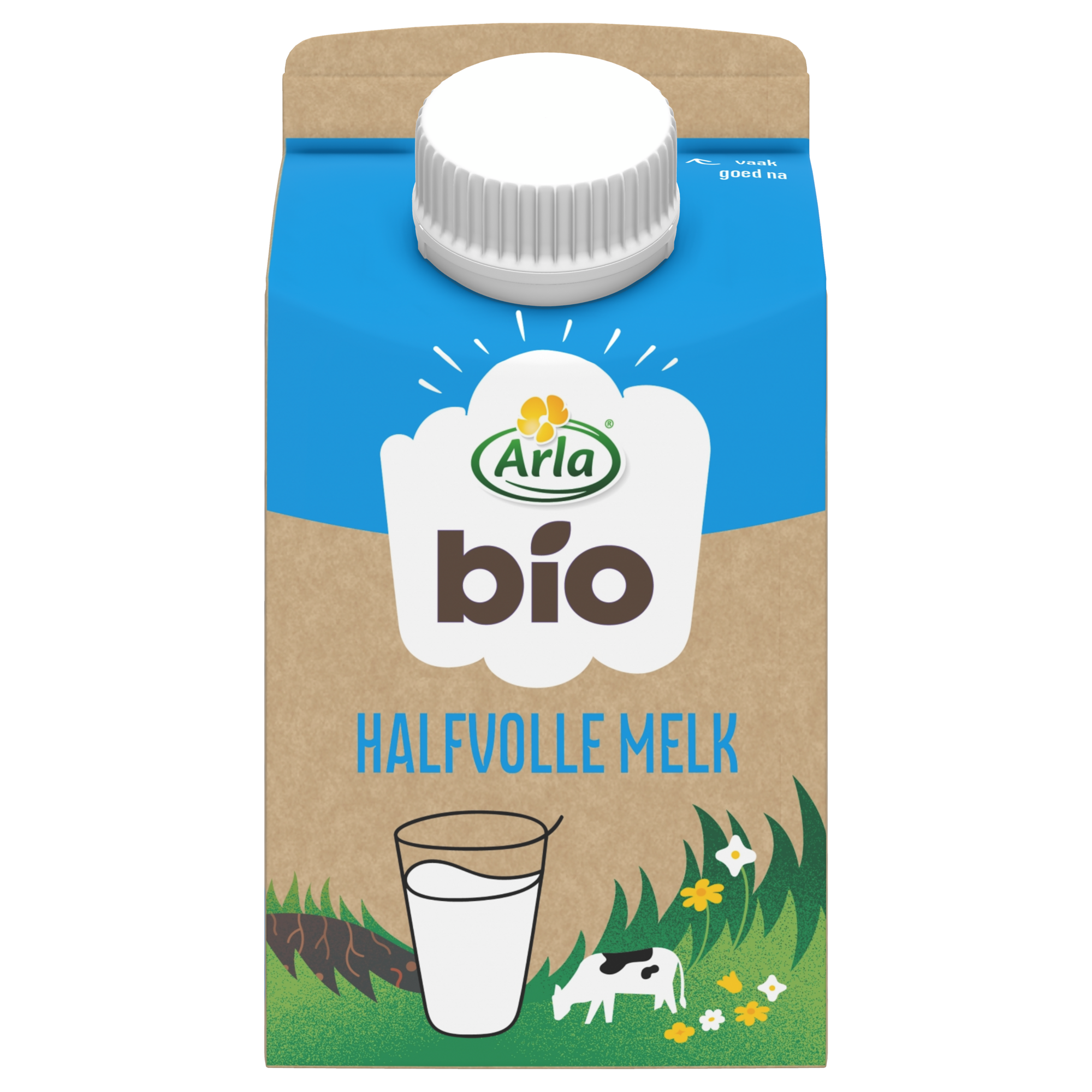 Biologische Halfvolle Melk portieverpakking 250 ml