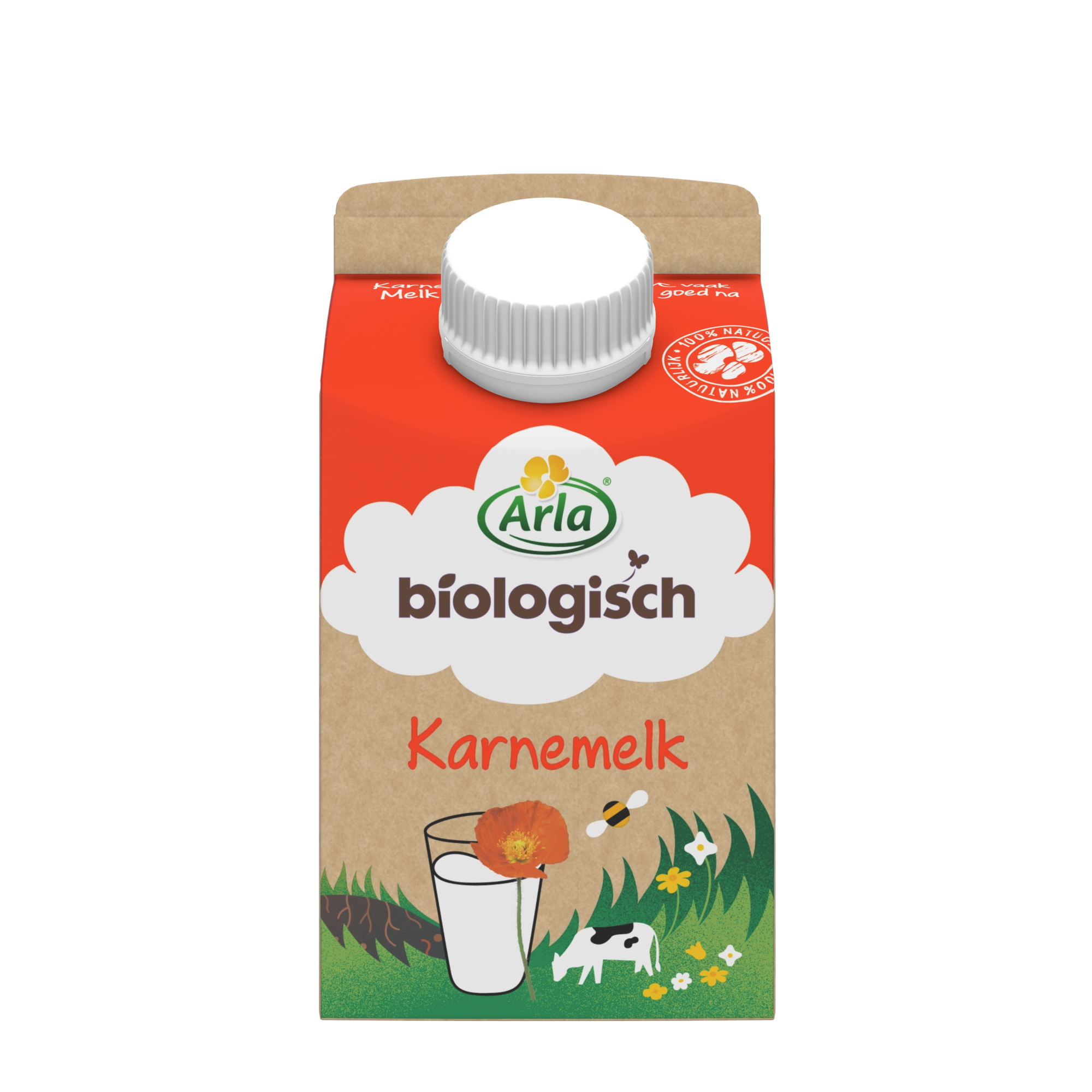 Biologische Karnemelk portieverpakking 250 ml