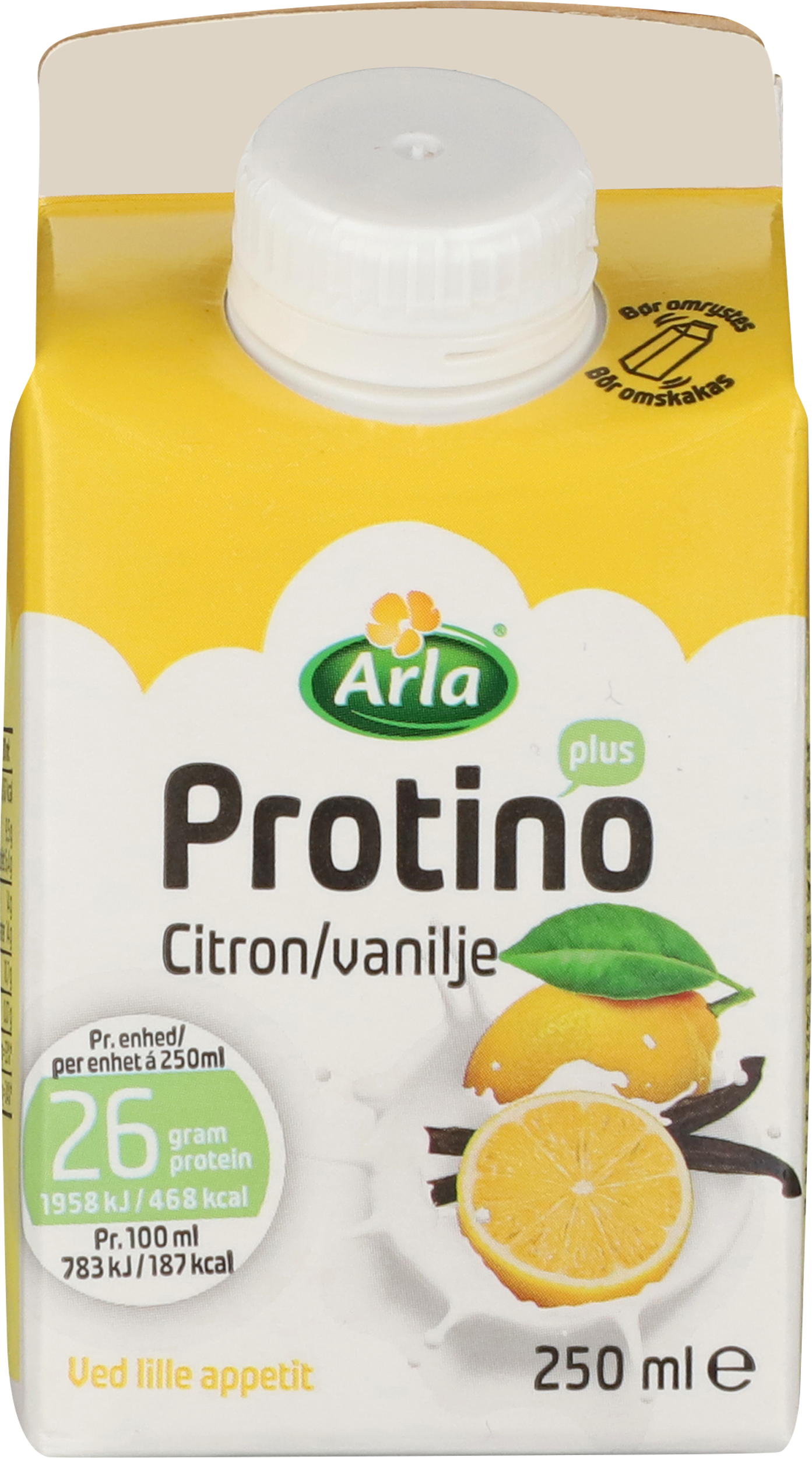 Syrnet Mælkedrik m. citron/vanilje 250 ml