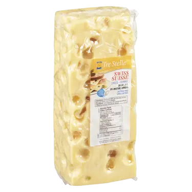 Swiss Cheese Import 28% 2.5 Kg