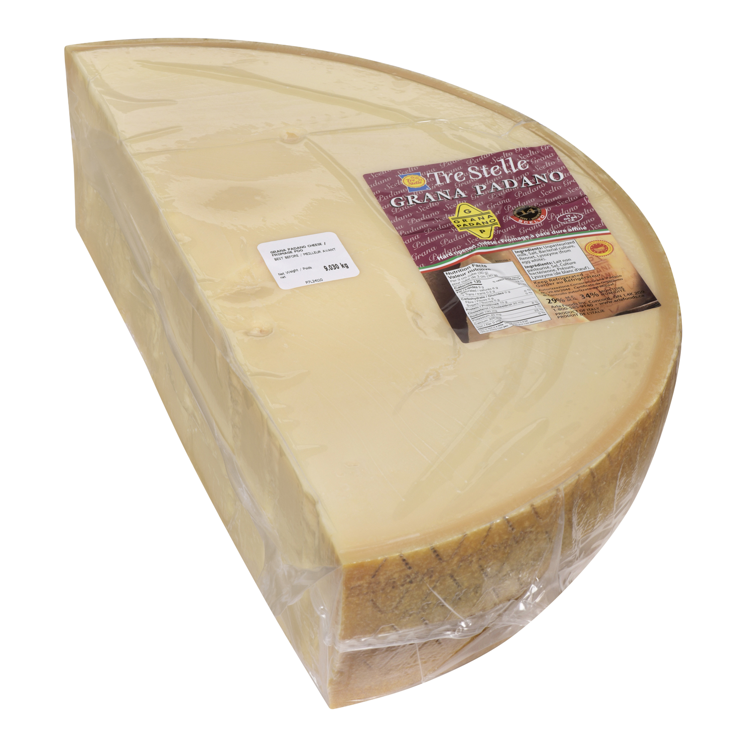 Fromage Grana Padano Scelto en ¼ de meule 8kg