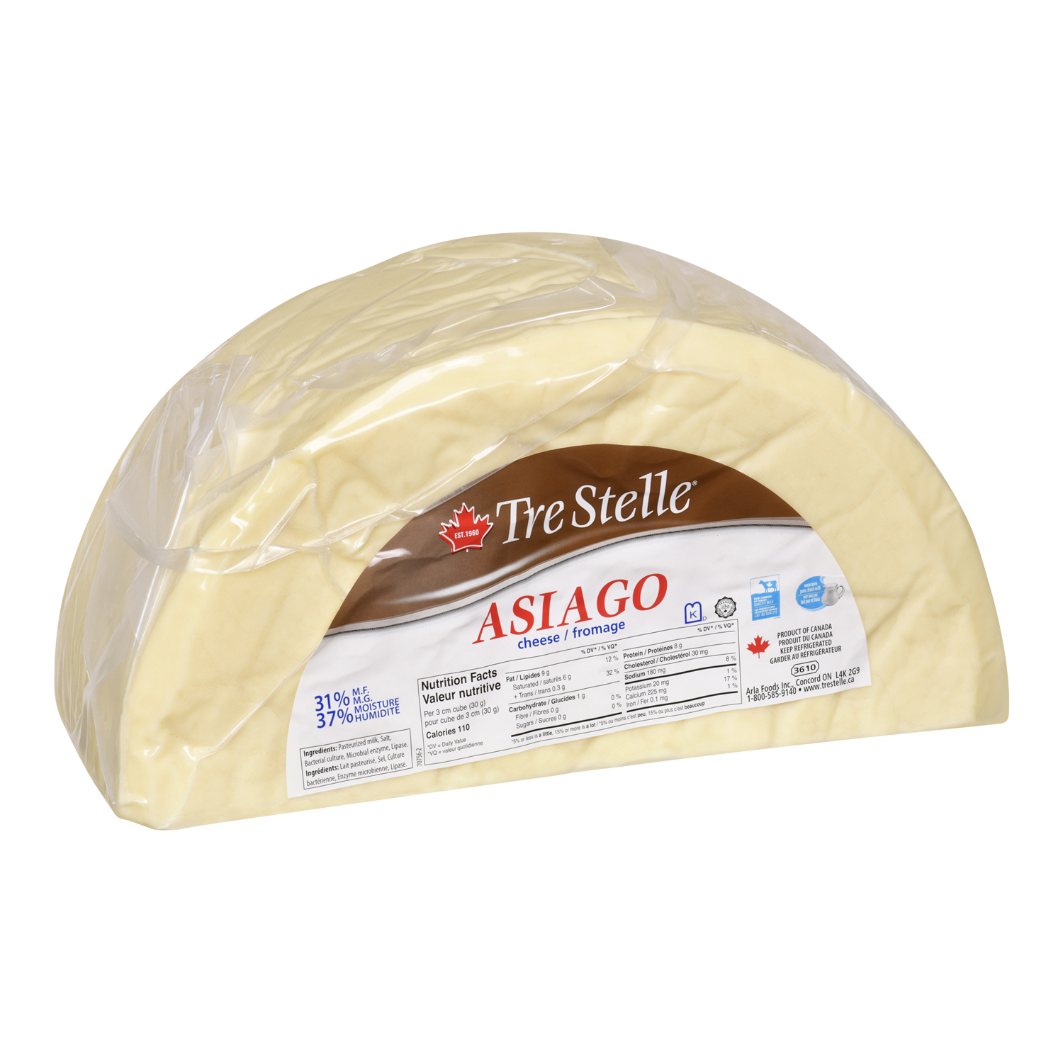 Asiago 1/2 Wheel 5kg