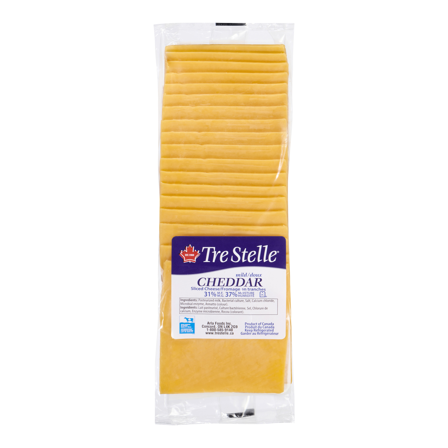 Mild Cheddar Cheese Sliced 500g