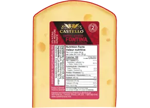 Fontina Cheese 27% 5 Kg