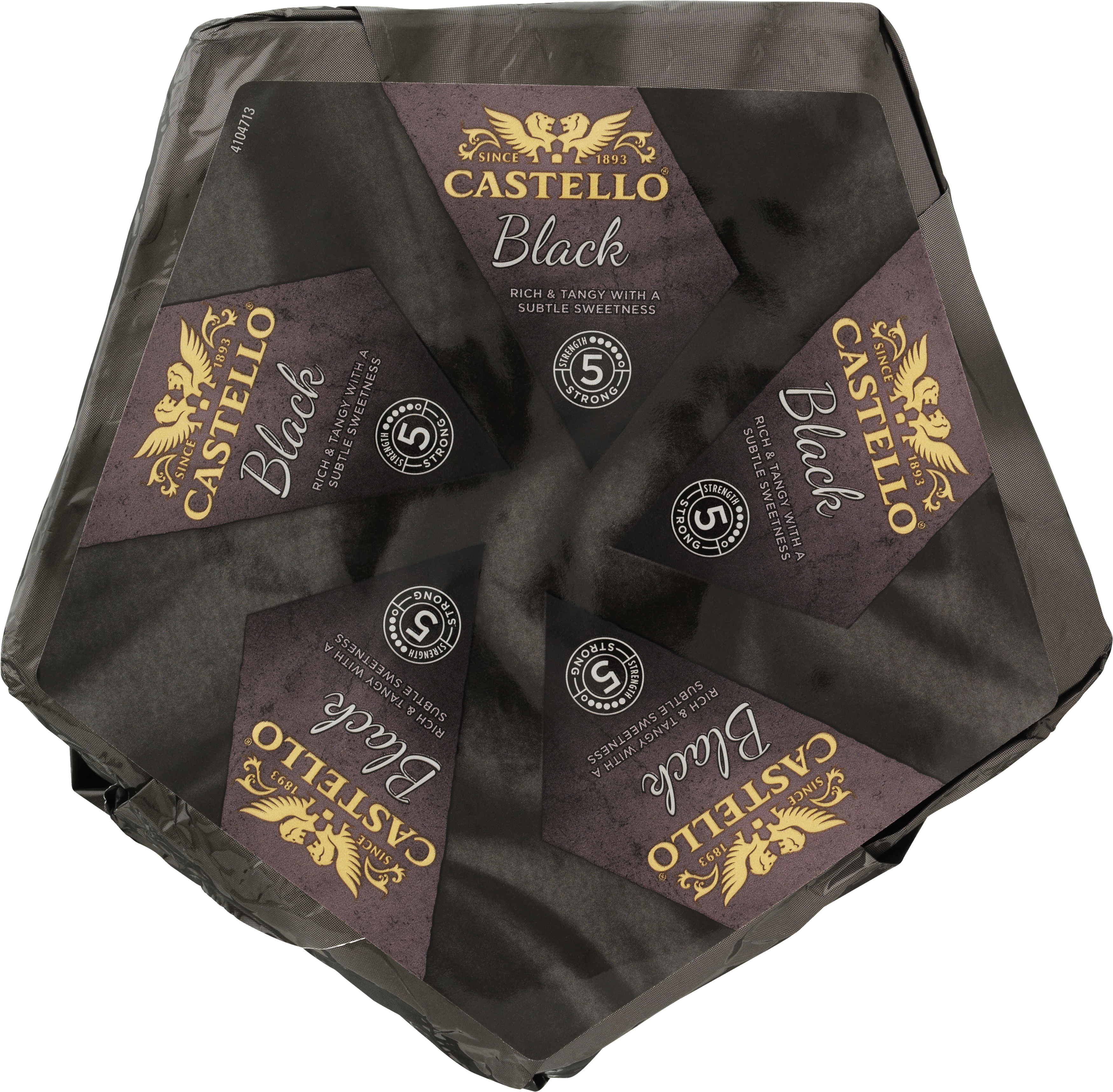 Sort skimmelost 55+ 1240 g