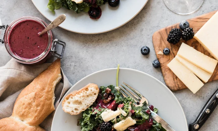 Summer salad with jalapeño-ranch dressing | Castello®️