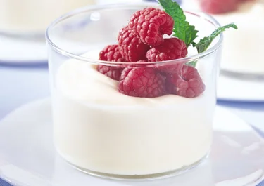 Vit chokladmousse