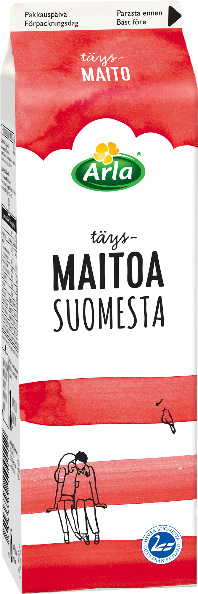 Arla täysmaito Suomi 1L