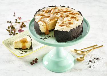 Islagkage med saltkaramel