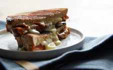 Toastie with Double Cream Truffle & Tomato Pesto