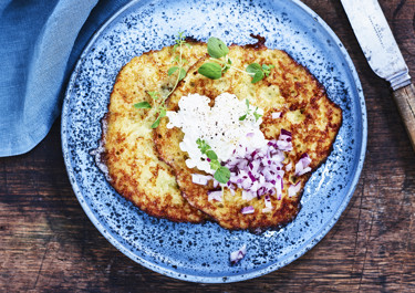 Rårakor med cottage cheese