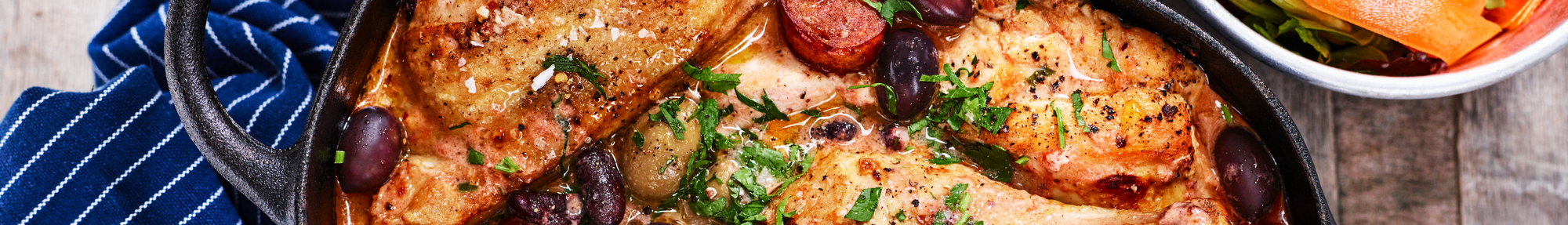 Gryderet med kylling