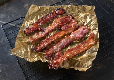 Air fryer bacon