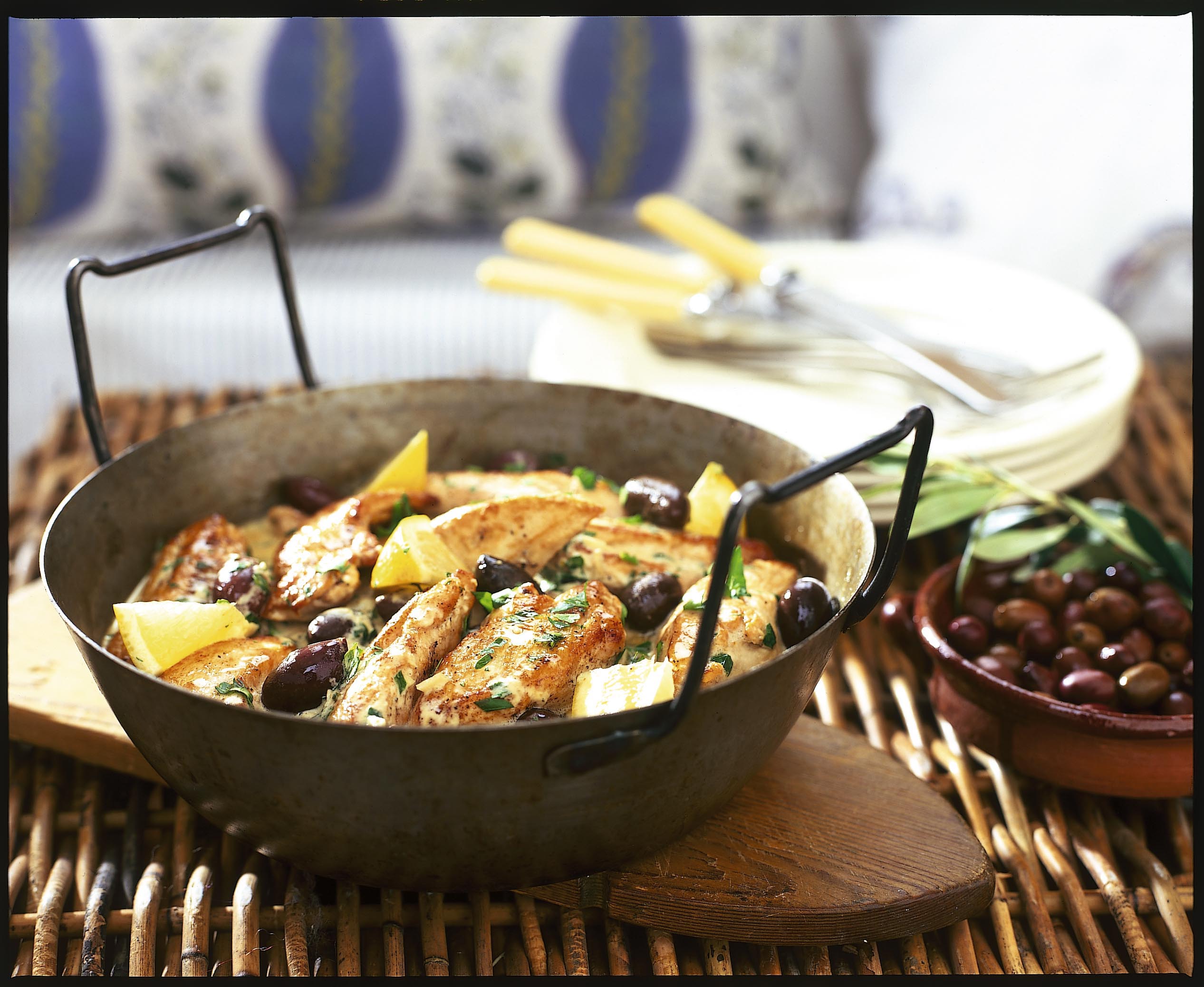 دجاج بالليمون