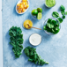 Kale and fruit smoothie