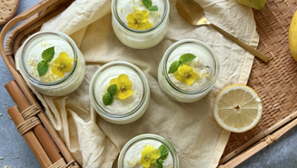 No bake lemon cheesecake with Skyr