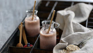 Smoothie με κόκκινα φρούτα