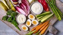 Crudité med ägg