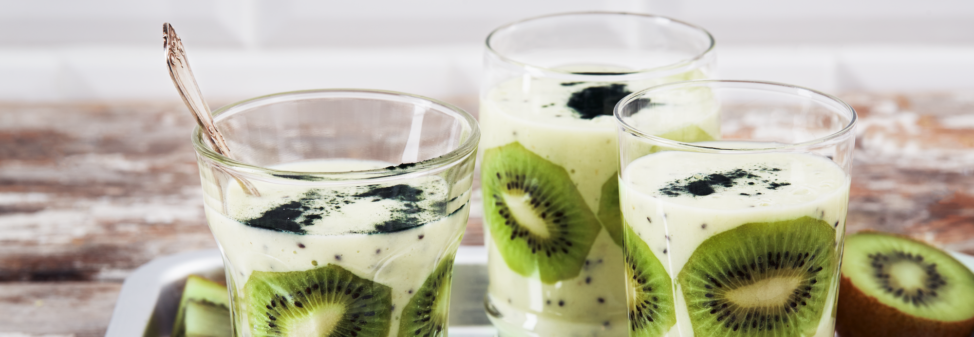 Smoothie med kiwi