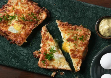 Toast met ei uit de airfryer