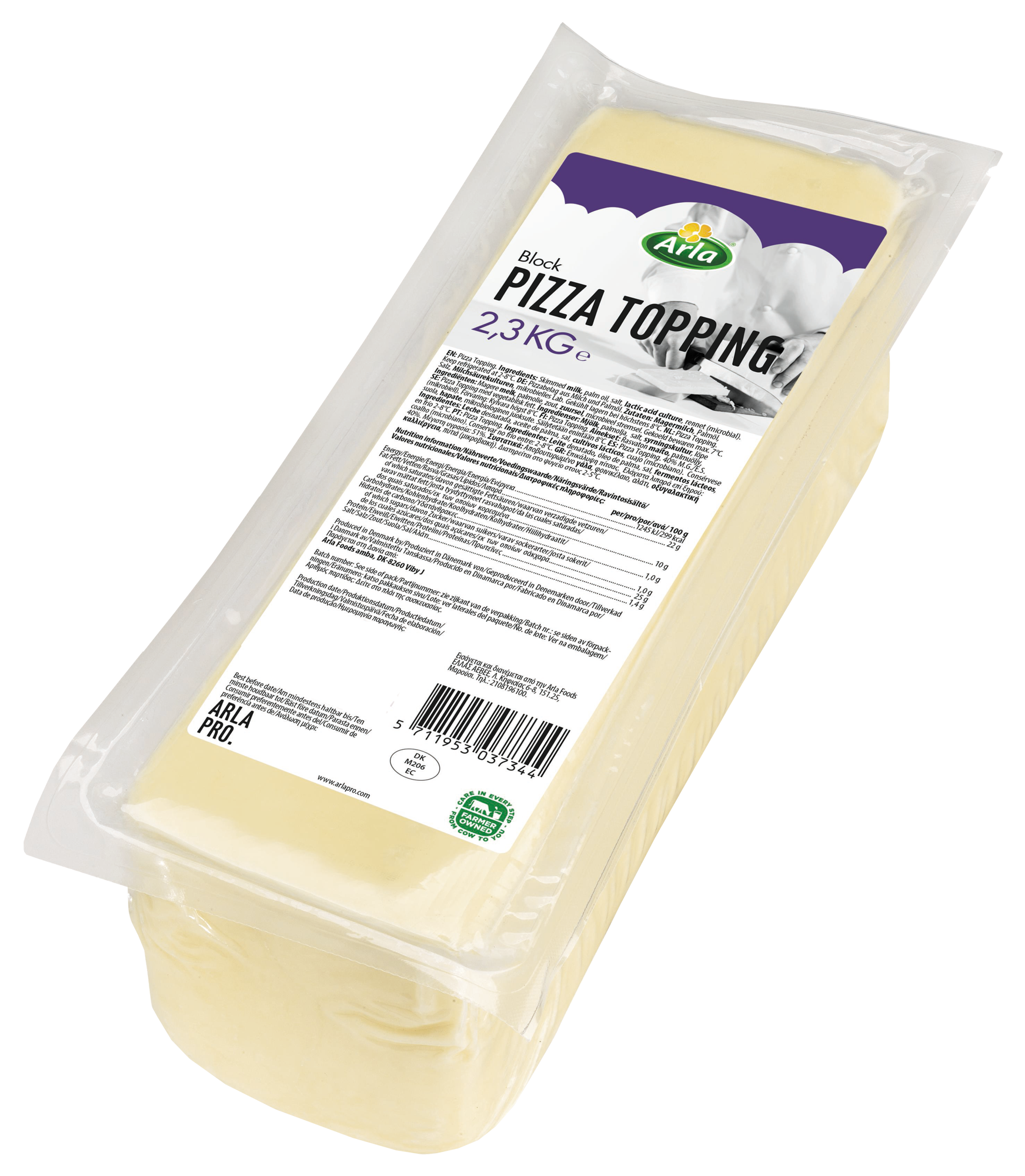 Pizza Topping Block 2,3kg