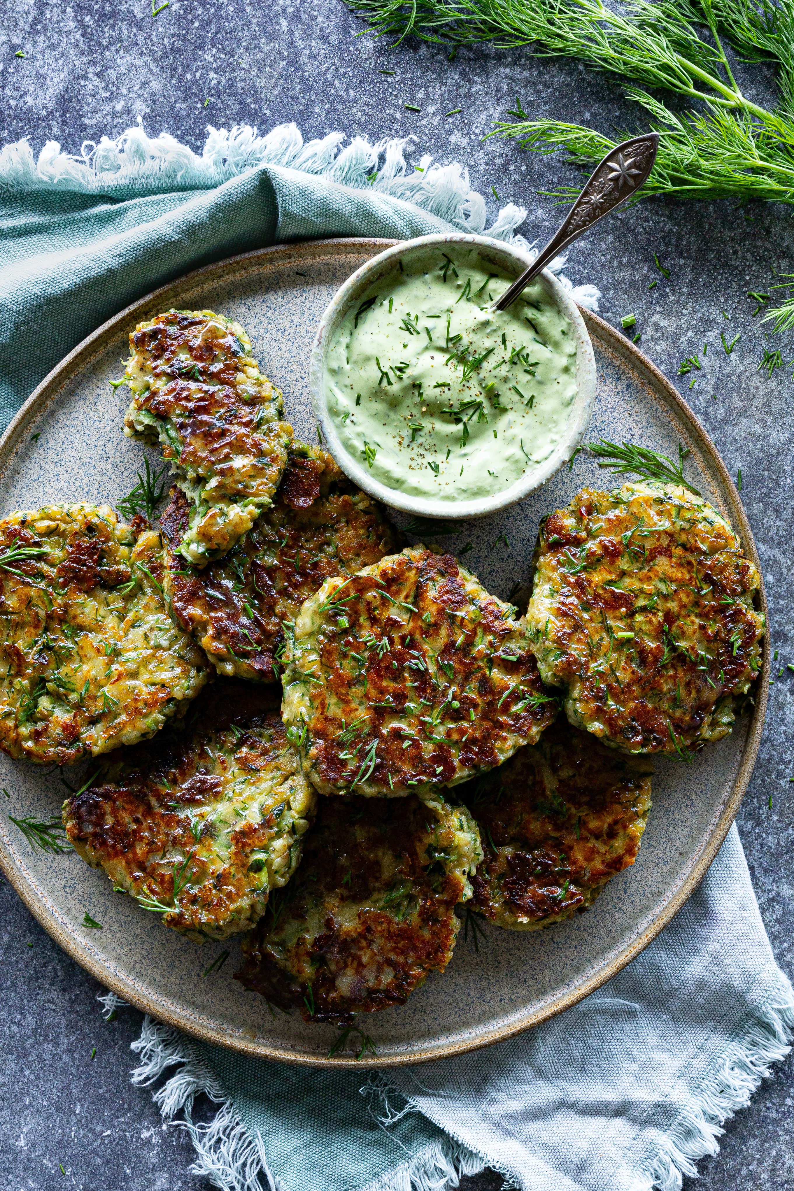 Zucchini fritters 