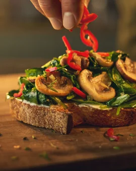 Mushrooms on toast 