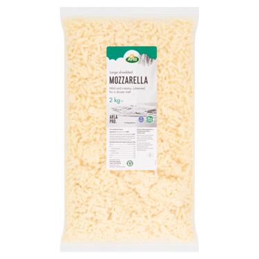 Arla Pro Large Shredded Mozzarella 2kg (Sticks)