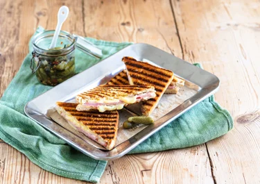 Ham and cheese toastie