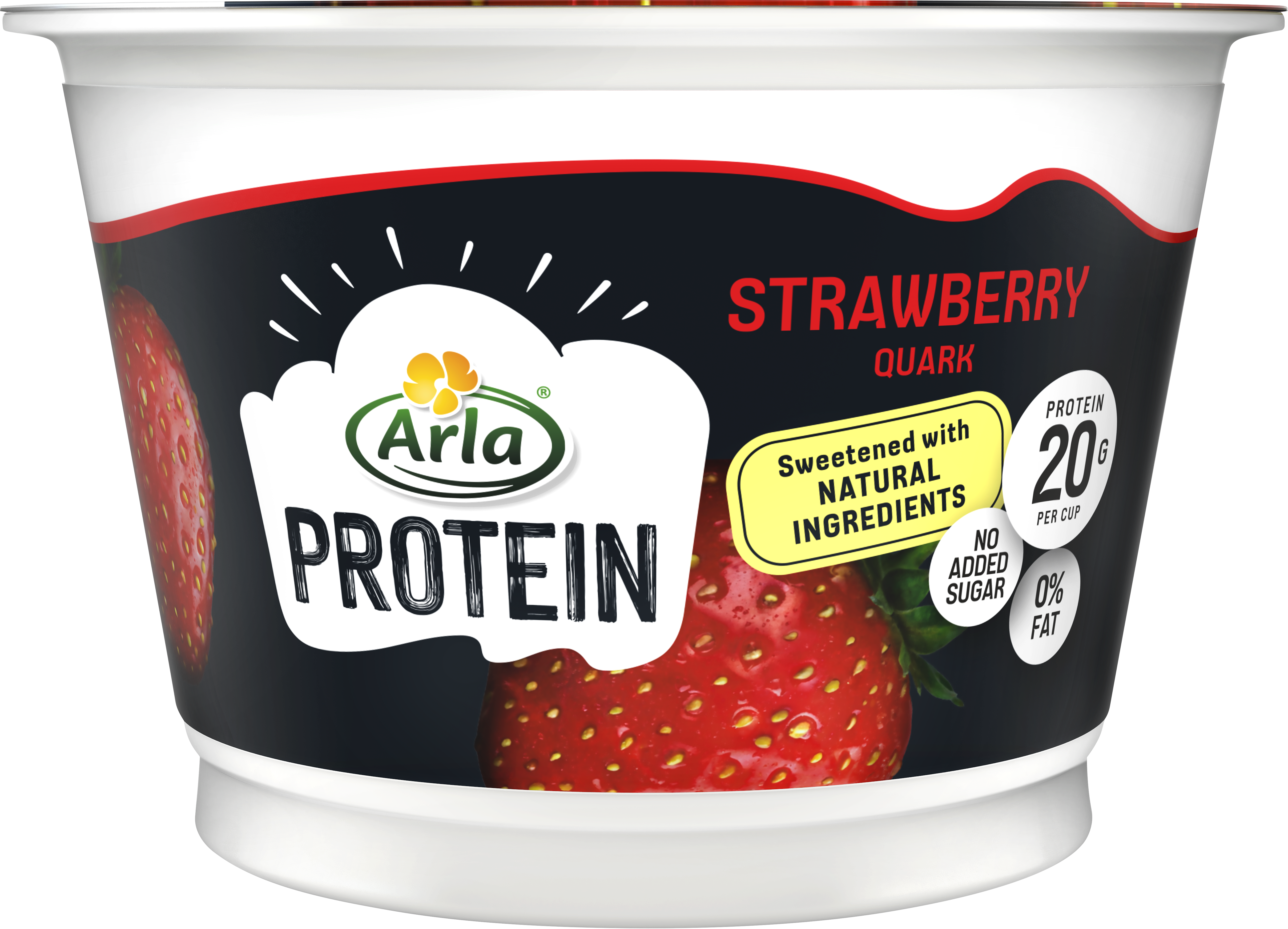 Kwark Aardbei 200g
