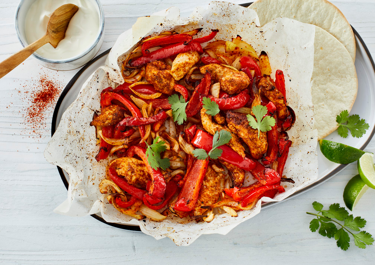 Fajitakset airfryerissä