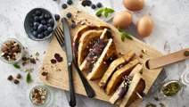 Cheesy Blueberry French Toast