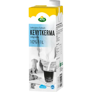 Arla Pro kevytkerma 10% laktoositon 1L (UHT)