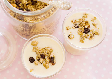 Appelsiiniproteiinismoothie myslin kera