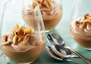 Lactose-free avocado chocolate mousse