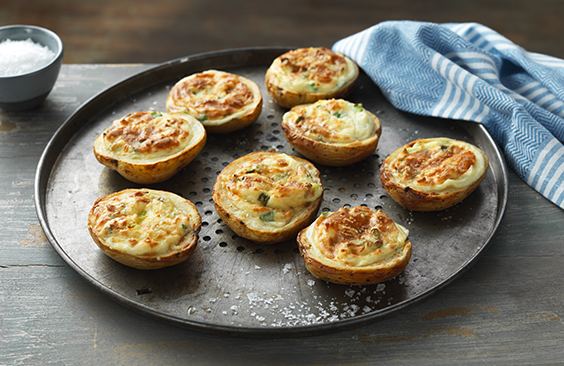 Less Fat Cream Cheese Stuffed Baked Potatoes